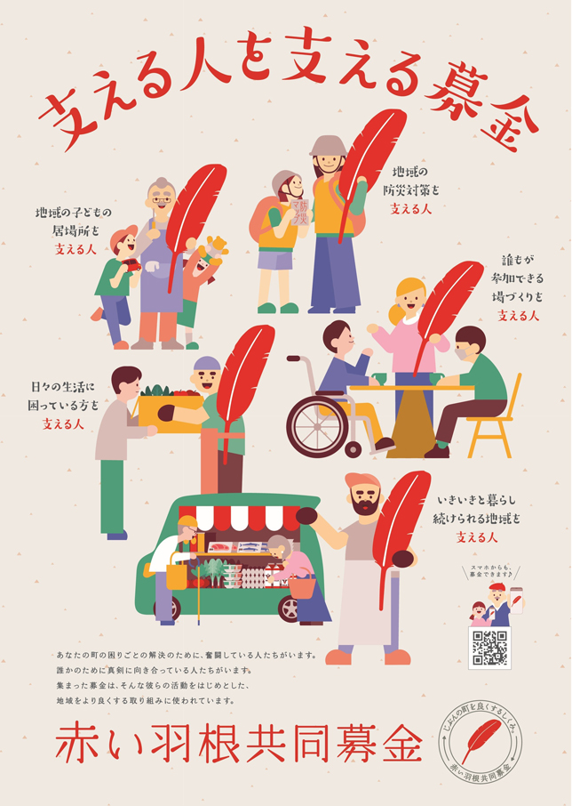 赤い羽共同募金ポスター